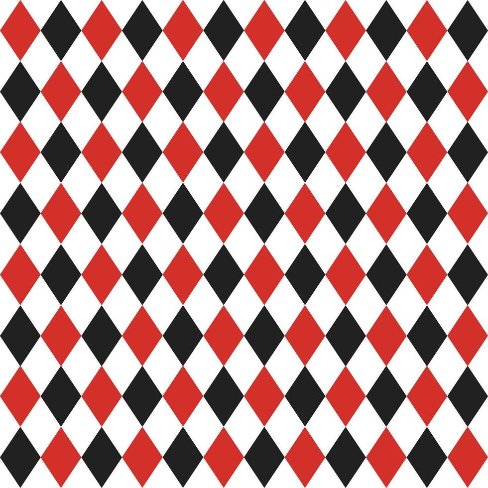 Red and black diamond pattern. diamond seamless pattern vector. diamond pattern. Decorative elements, floor tiles, wall tiles, bathroom tiles, swimming pool tiles. vector