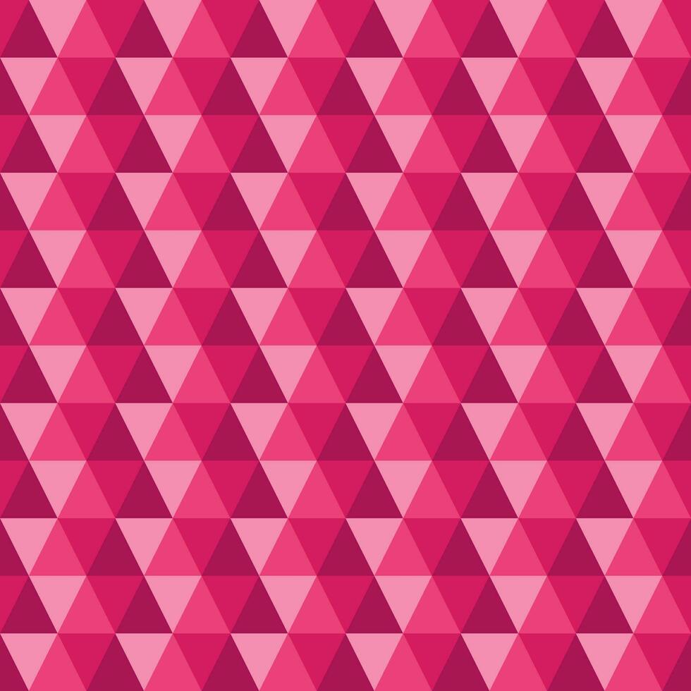 Pink shade triangle pattern background. Triangle pattern background. Triangle background. Seamless pattern. for backdrop, decoration, Gift wrapping vector