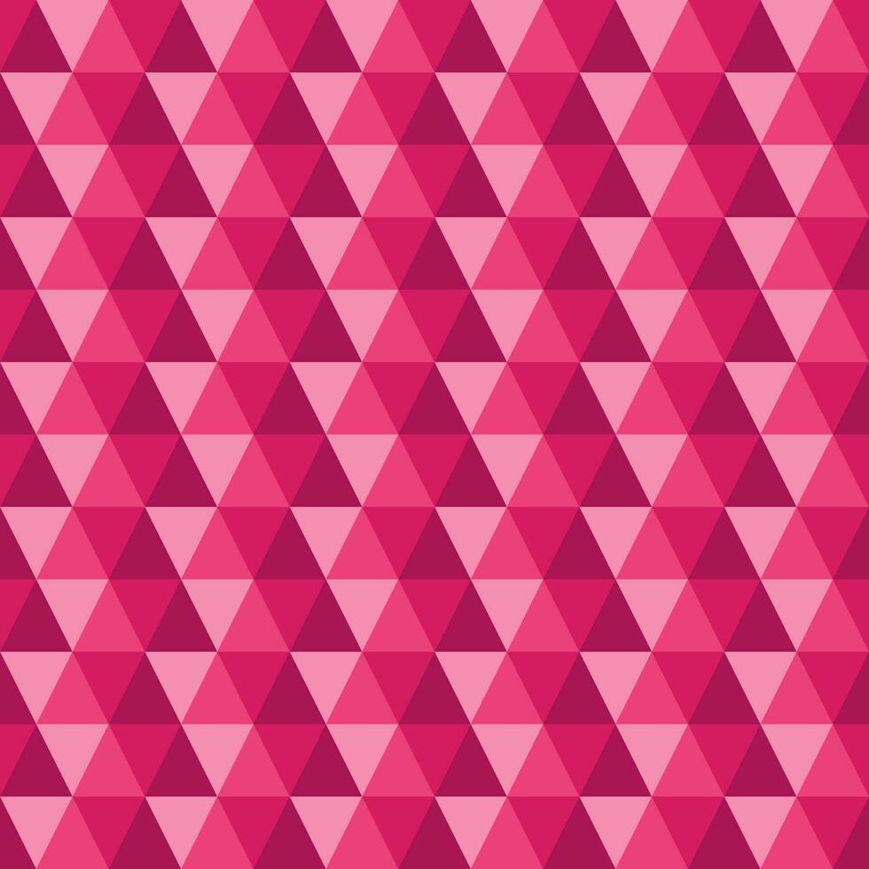 Pink shade triangle pattern background. Triangle pattern background. Triangle background. Seamless pattern. for backdrop, decoration, Gift wrapping vector