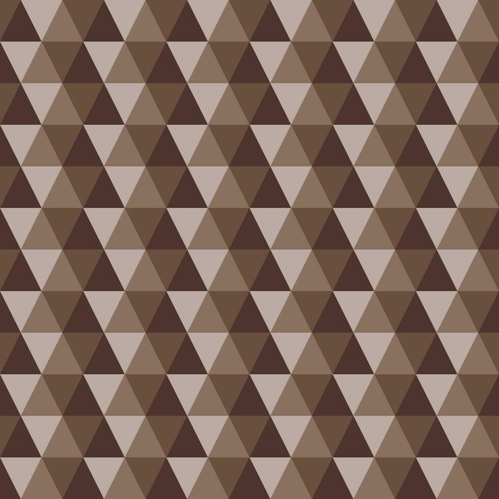 Brown shade triangle pattern background. Triangle pattern background. Triangle background. Seamless pattern. for backdrop, decoration, Gift wrapping vector