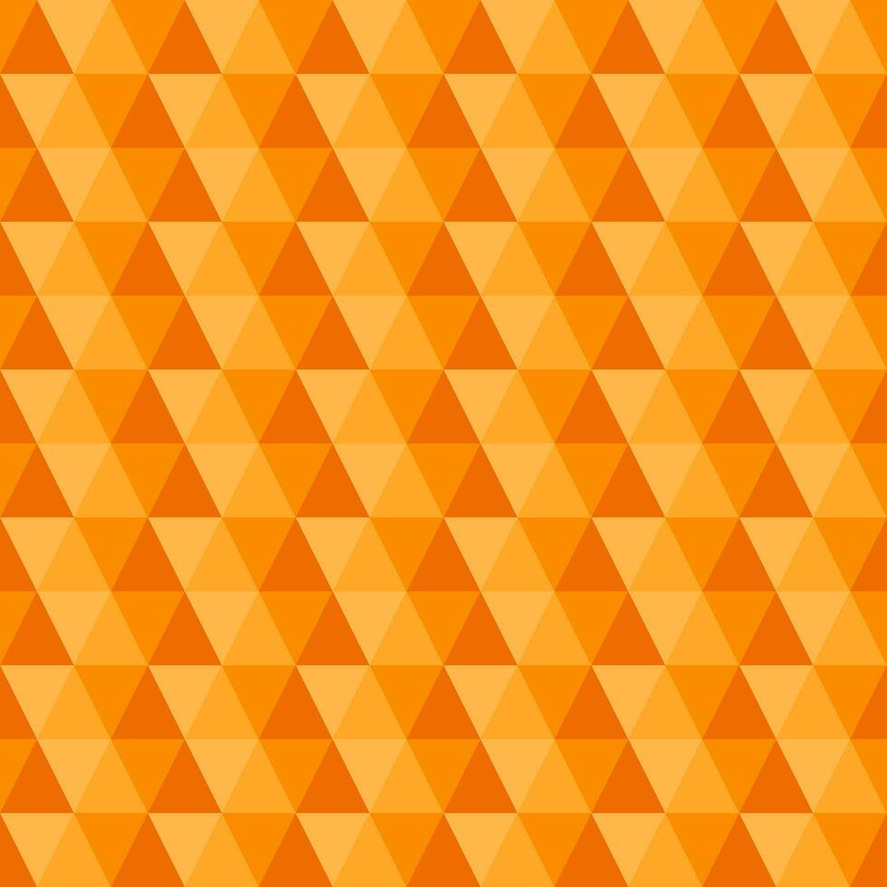 Orange shade triangle pattern background. Triangle pattern background. Triangle background. Seamless pattern. for backdrop, decoration, Gift wrapping vector