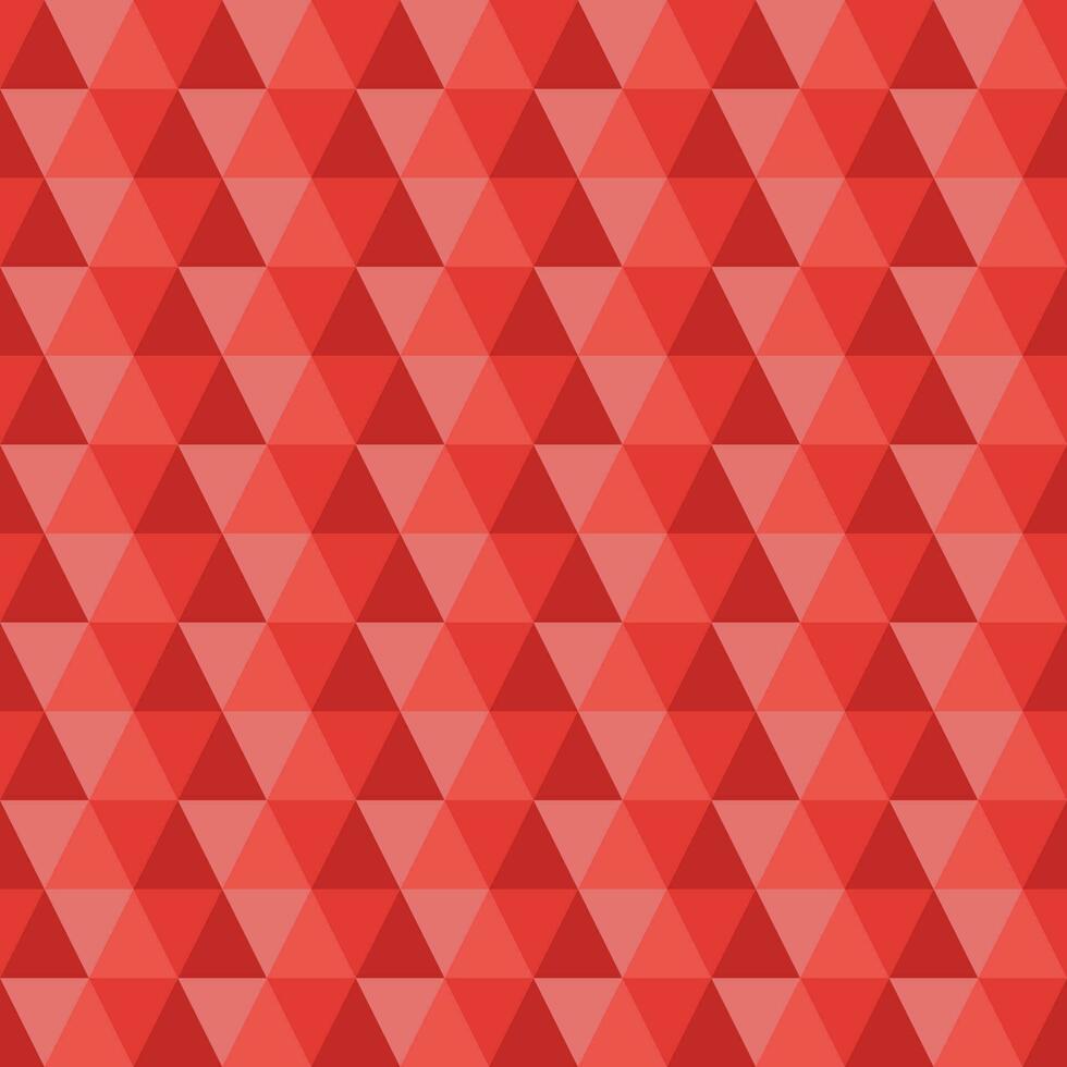 Red shade triangle pattern background. Triangle pattern background. Triangle background. Seamless pattern. for backdrop, decoration, Gift wrapping vector