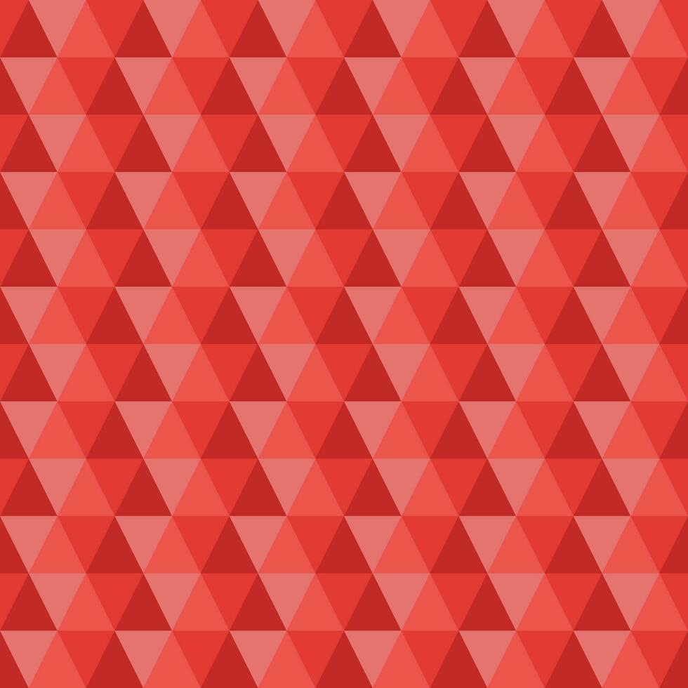 Red shade triangle pattern background. Triangle pattern background. Triangle background. Seamless pattern. for backdrop, decoration, Gift wrapping vector