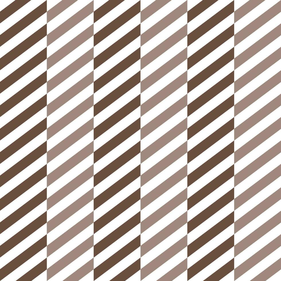 Brown oblique line pattern. seamless pattern. tile background Decorative elements, floor tiles, wall tiles, gift wrapping, decorating paper. vector