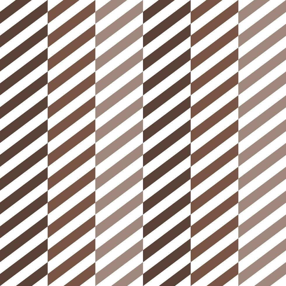 Brown oblique line pattern. seamless pattern. tile background Decorative elements, floor tiles, wall tiles, gift wrapping, decorating paper. vector