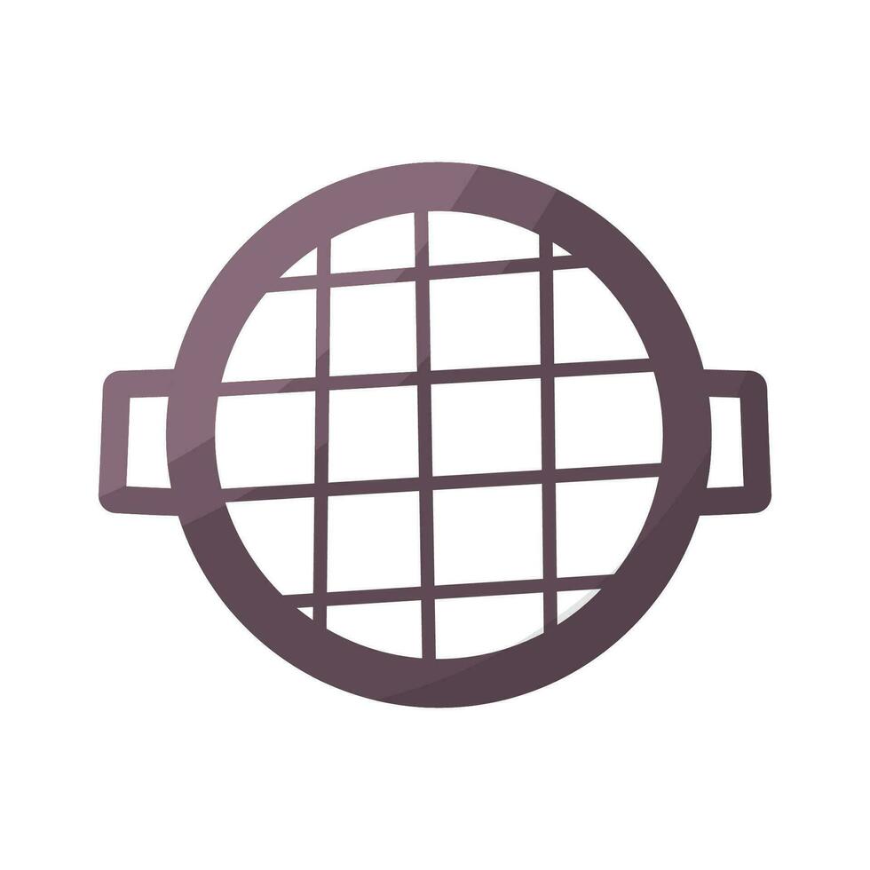 grill grate bbq fry cook element icon vector