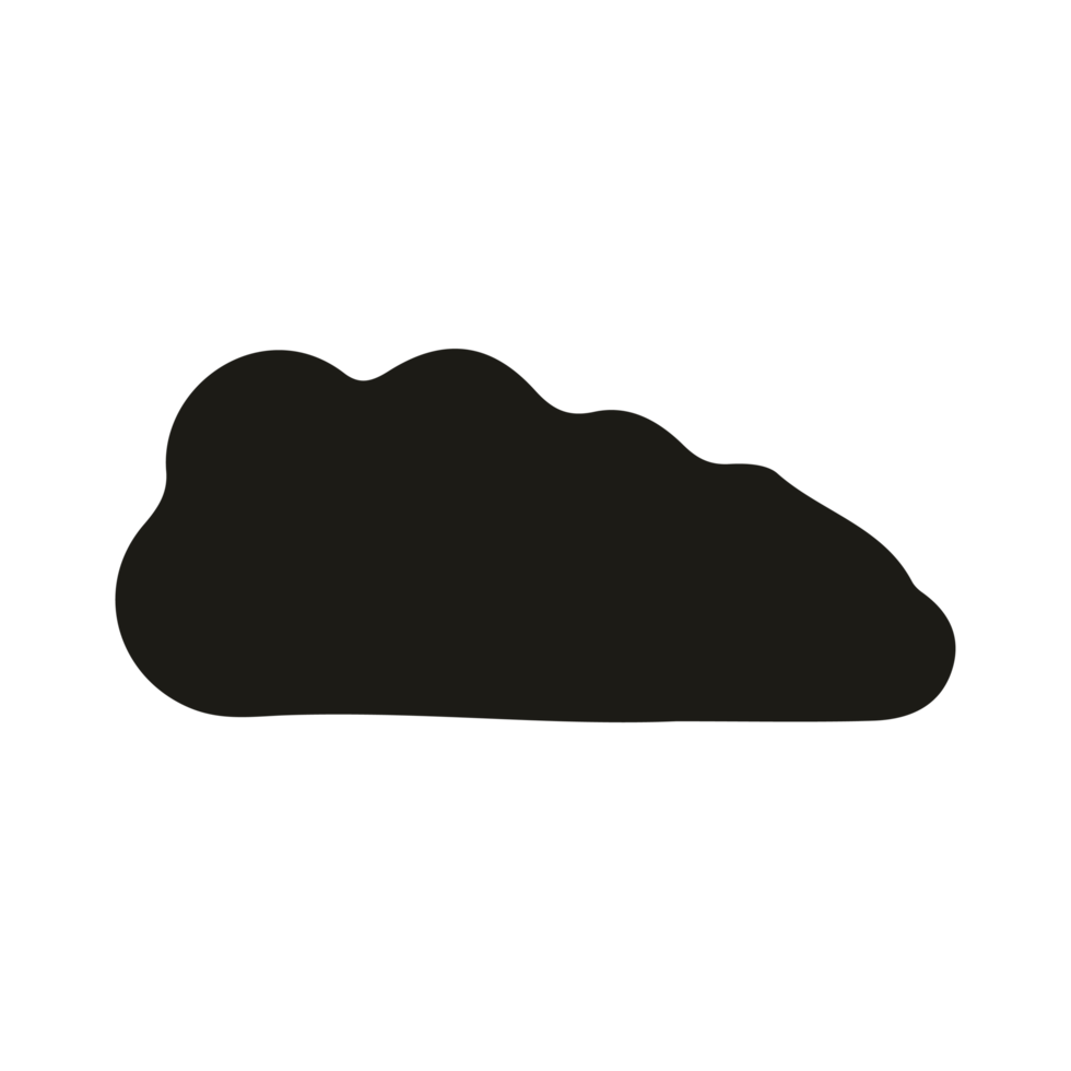 cloud black solid png