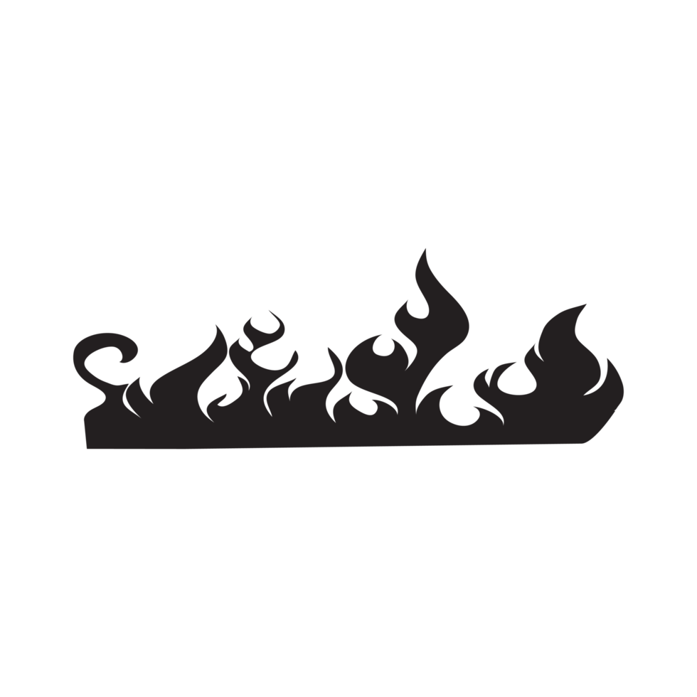 black fire frame png