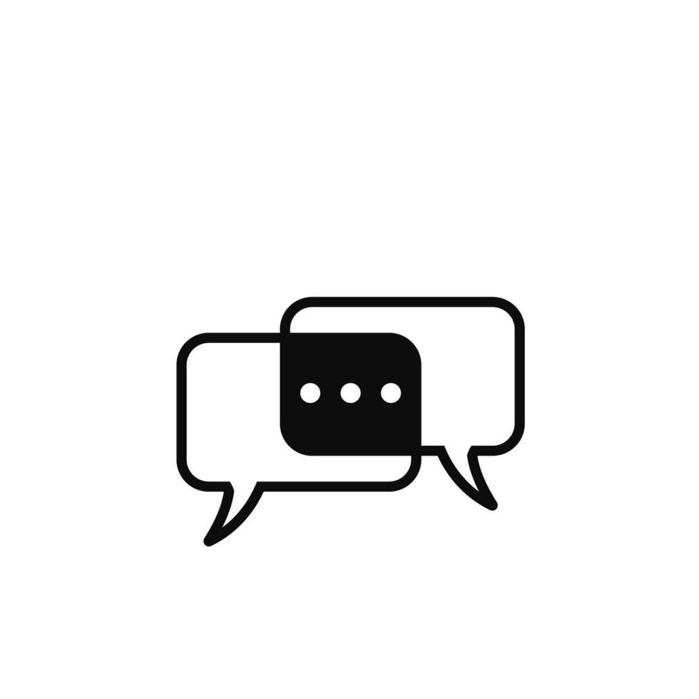 Comment icon vector. Chat, conversation icon symbol vector
