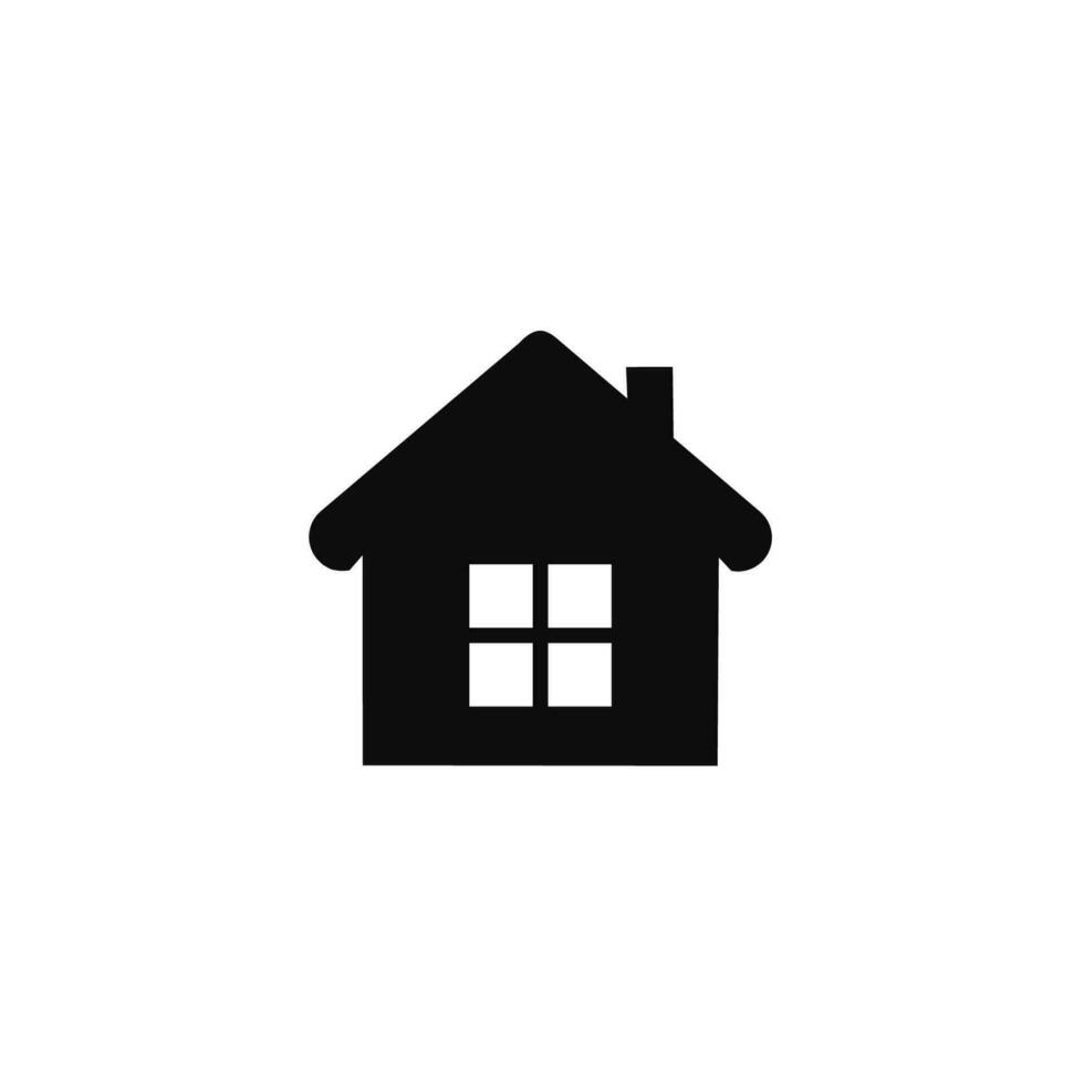 hogar icono vector. casa, real inmuebles icono símbolo vector