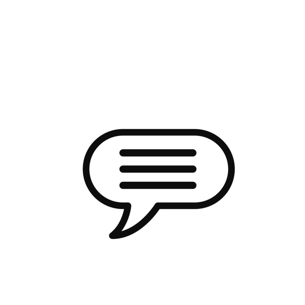 Comment icon vector. Chat, conversation icon symbol vector