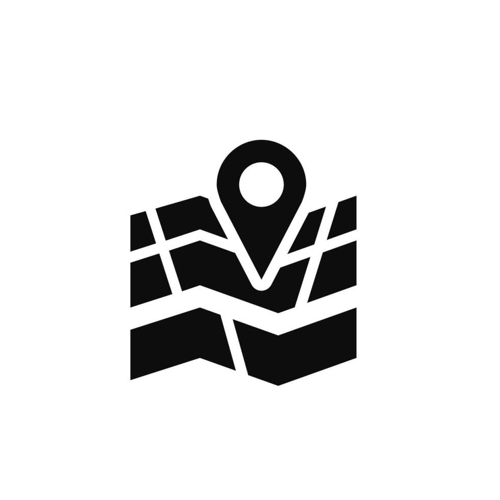 map icon, point location vector
