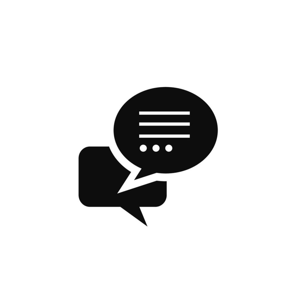 Comment icon vector. Chat, conversation icon symbol vector