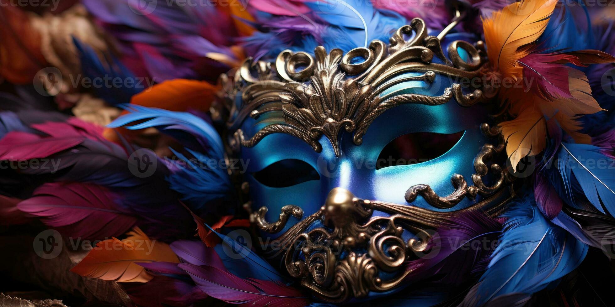 magnífico veneciano máscaras carnaval. generativo ai 26720915 Foto de stock  en Vecteezy