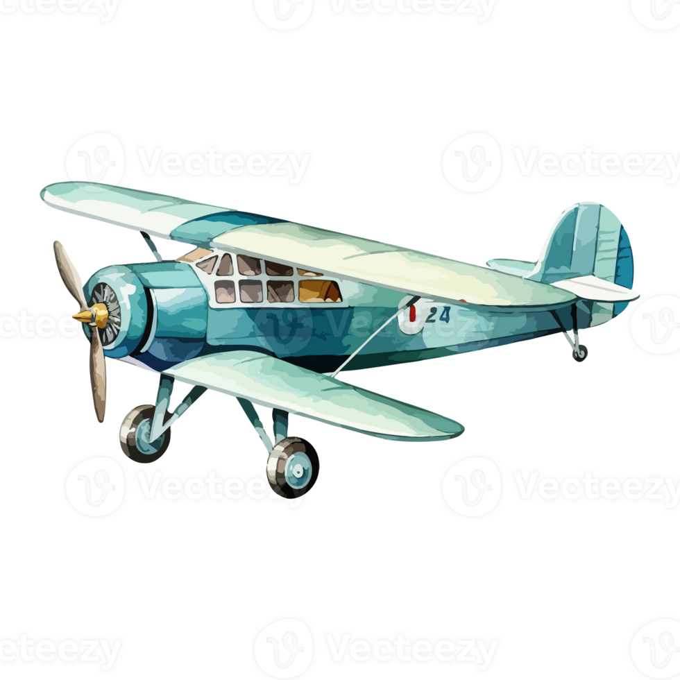 seaplane In Cartoon Style, seaplane Sticker png