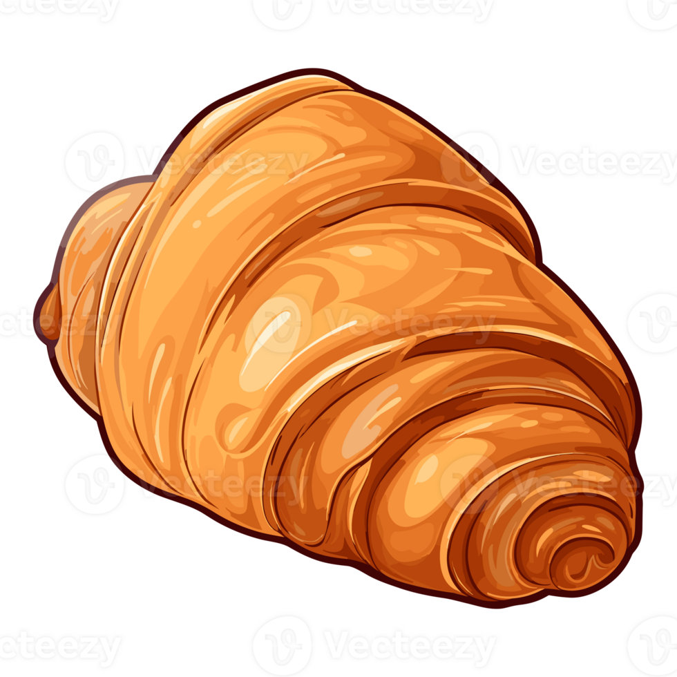 Croissant sticker Illustrations, Tasty croissants 26721269 PNG