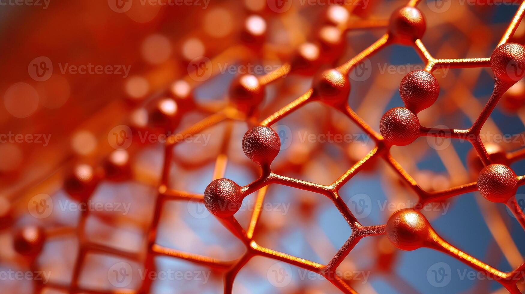 Medical studies of molecular structures. Science in the service of human. Technologies of the future in our life. molecule of medicine model, Generative AI illustration photo