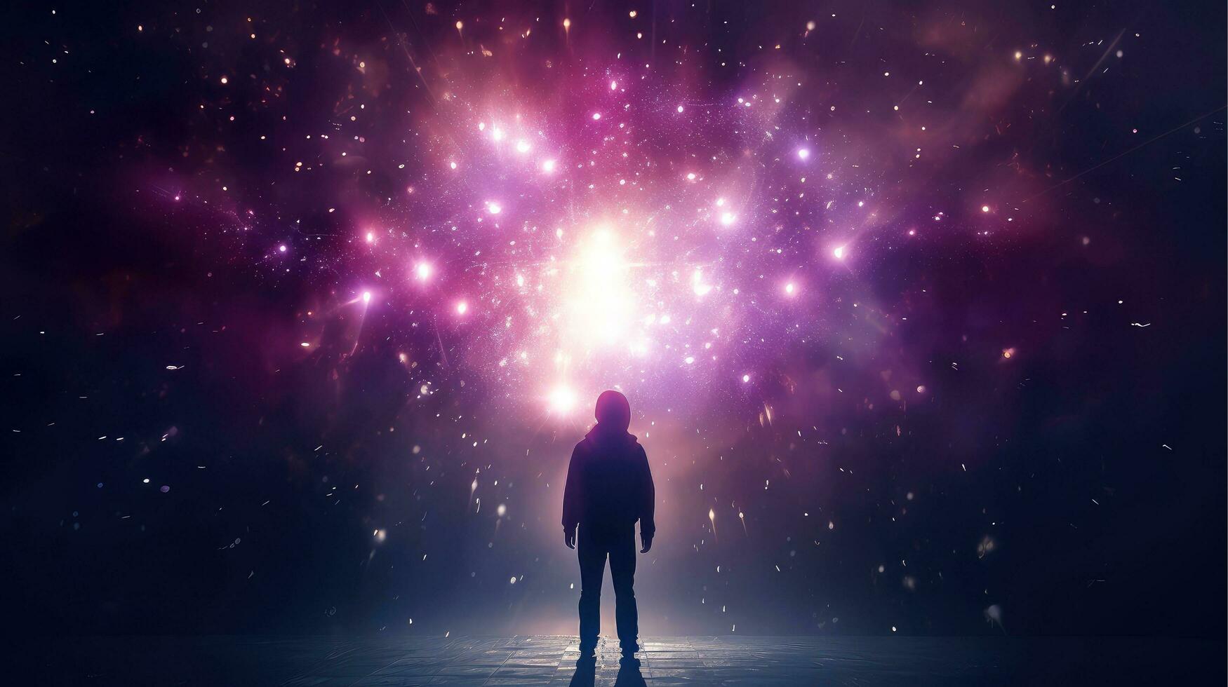 Psychic waves experimentation, psychedelia, and bold mental, emotional, and spiritual journey, journey into wellness with psychic waves, Generative AI illustration photo