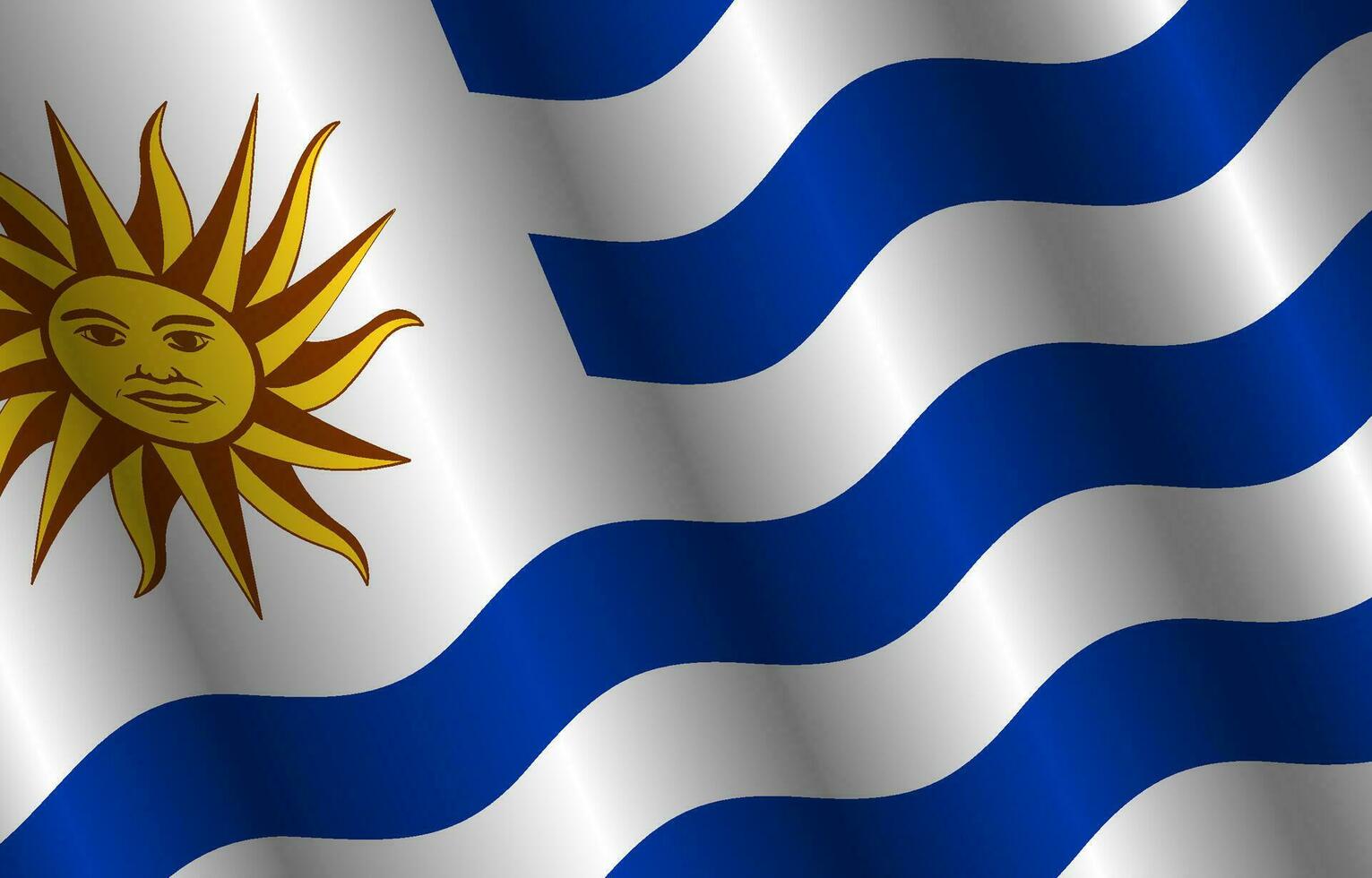 fondo de la bandera de uruguay vector