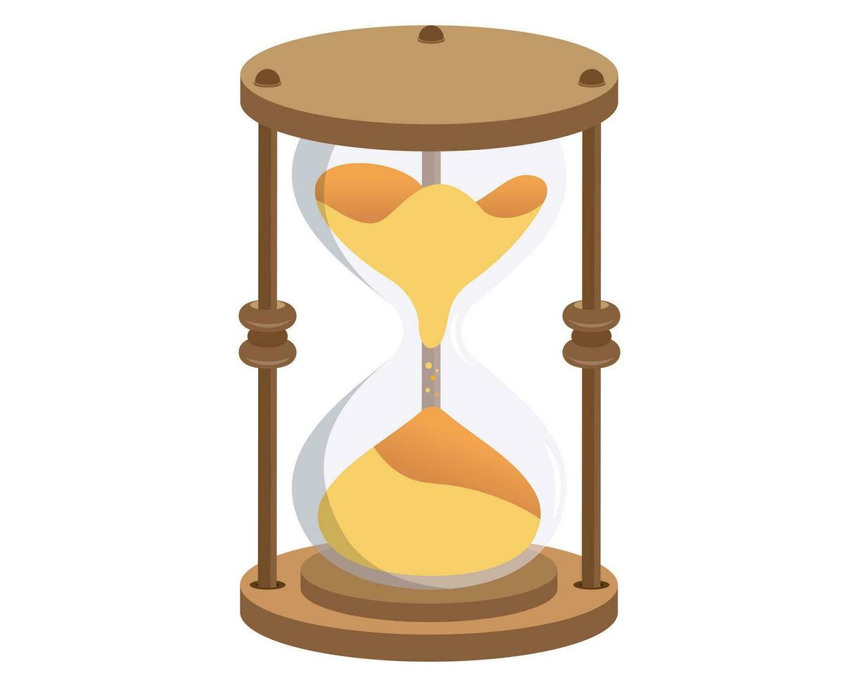 Sand HourGlass Time vector