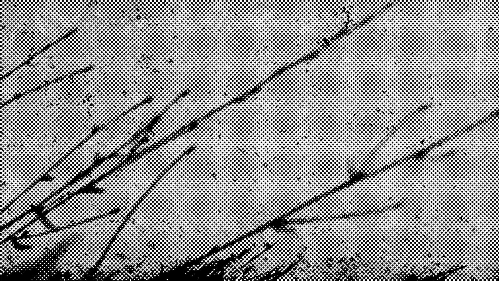 grunge natural trama de semitonos antecedentes hecho con puntos negro y blanco popular Arte modelo en orgánico estilo. monocromo punto textura. vector ilustración 16x9