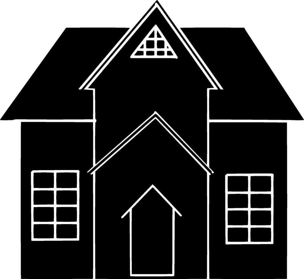 House glyph Icon vector