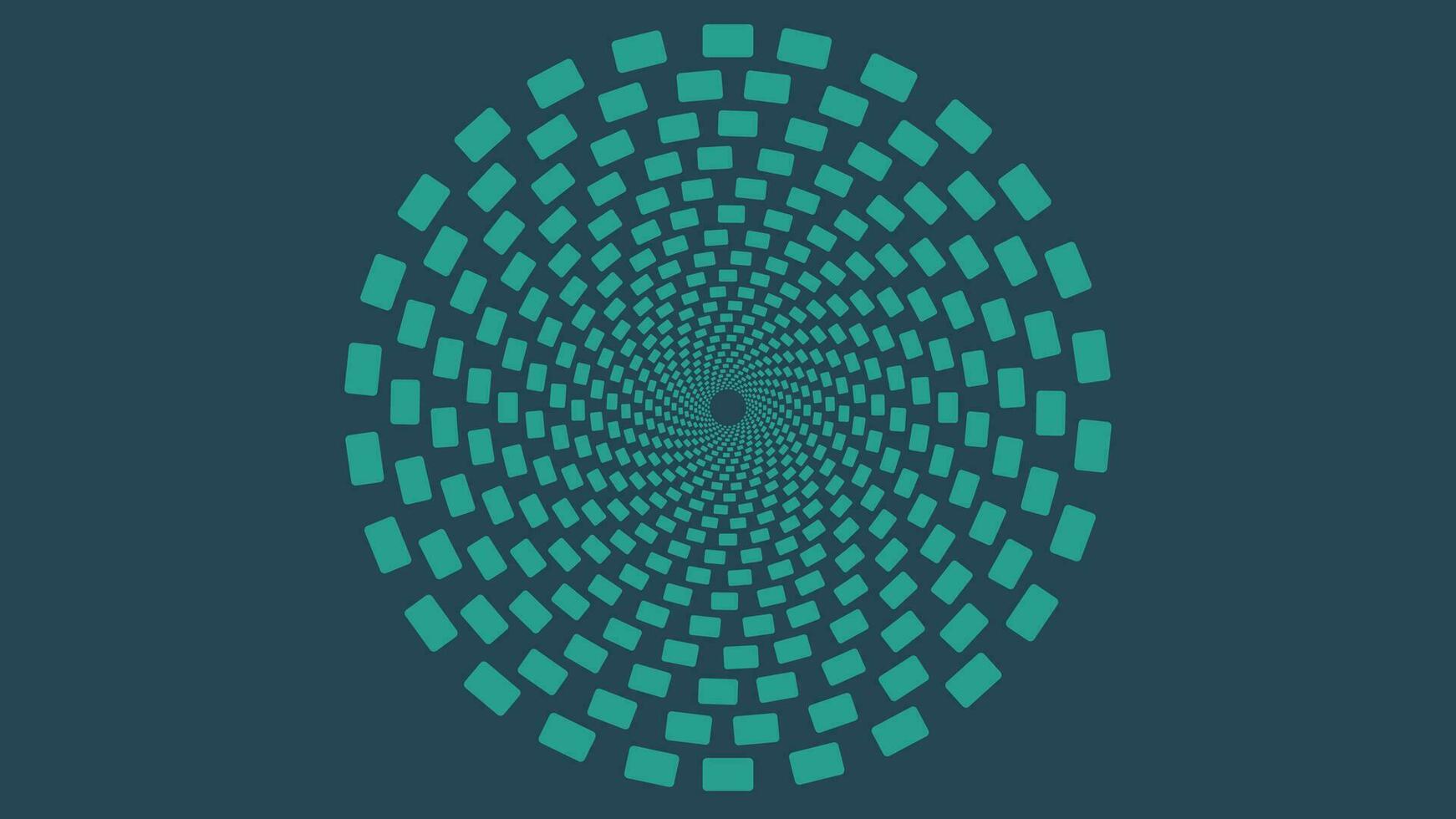 Abstract spiral square magical background for your creative project. This wavy line design will give you smoothness feeling in chaotic world. You can use it as banner, web page, or in flyer design. vector