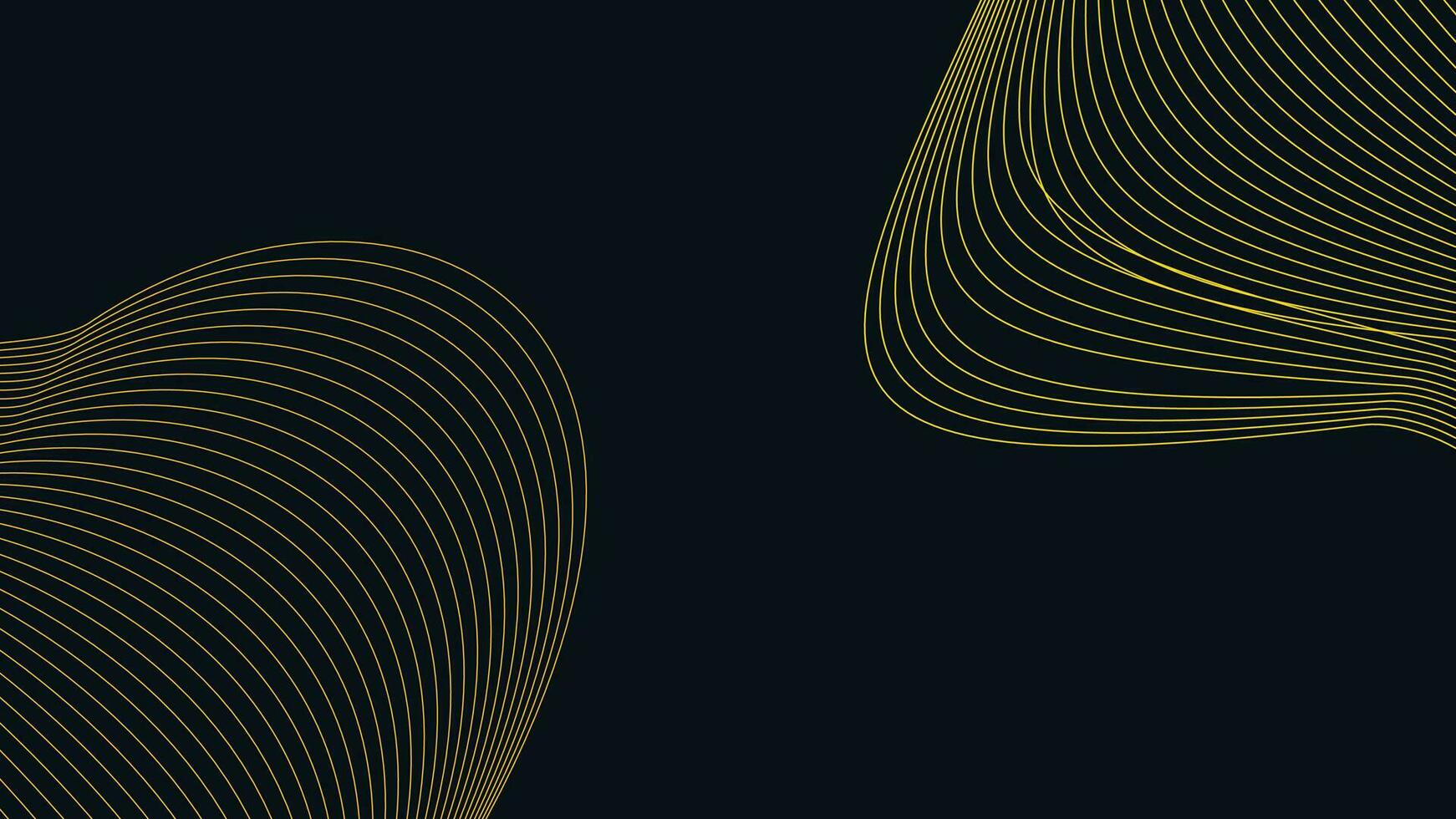 Abstract golden wavy line background for your creative project. This simple wavy line will make your work more visible than ever. vector