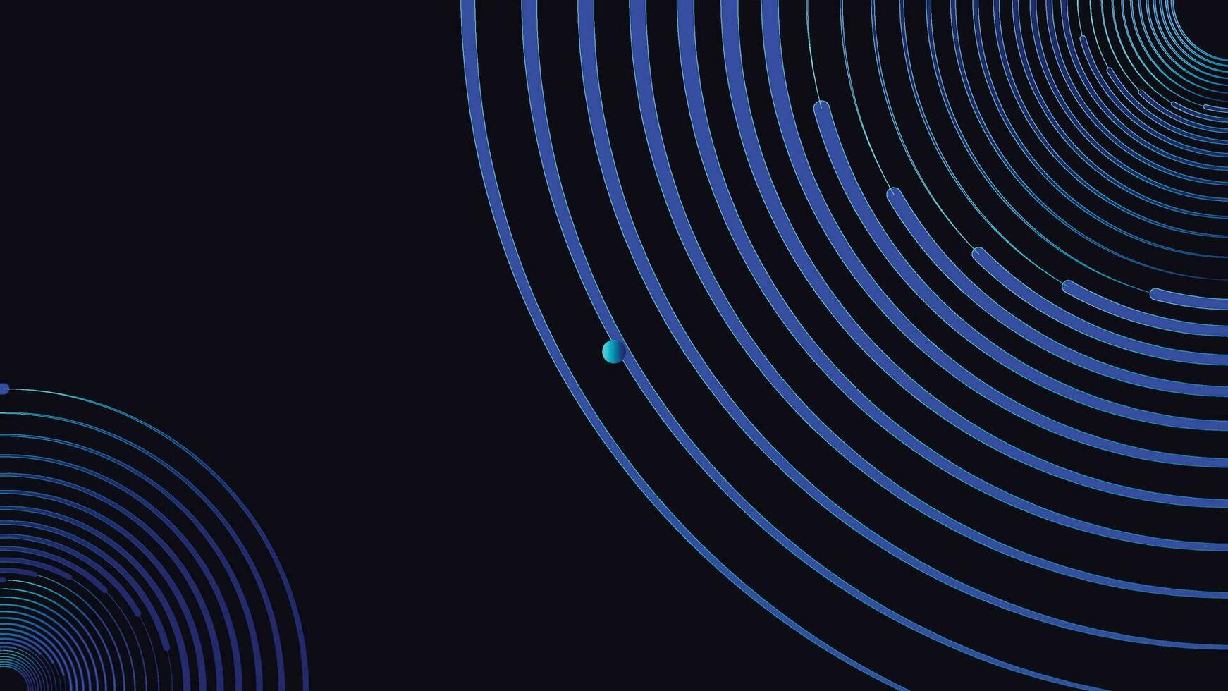 Abstract spiral nebula ring galaxy in dark blue background. This simple wavy line background will help you to express your project more elegantly. vector