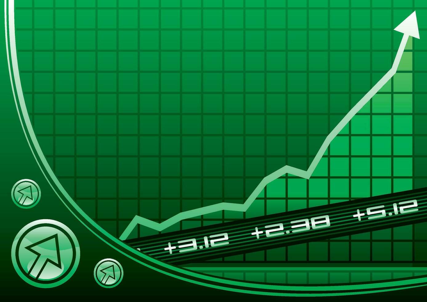 Hossa en económico análisis grafico vector