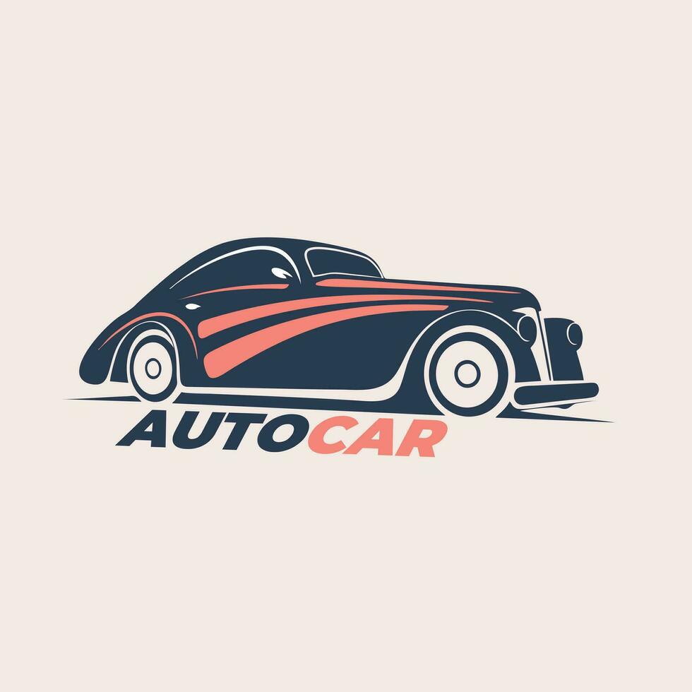 Auto Car Garage Premium Concept Logo Design vector