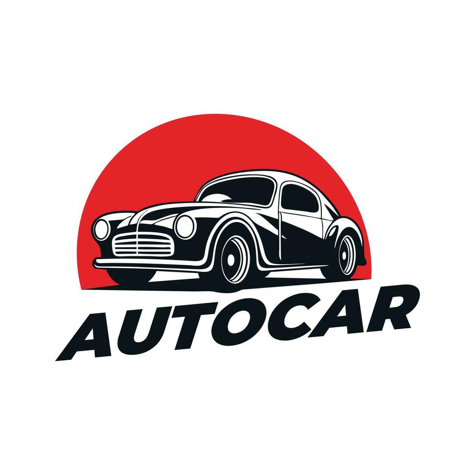 Auto Car Garage Premium Concept Logo Design vector