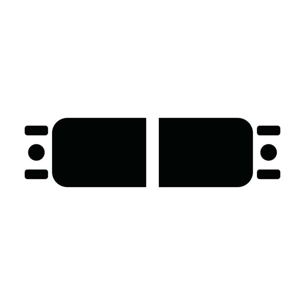 Minimalist Seatbelt Icon Pictogram Style Vector Image