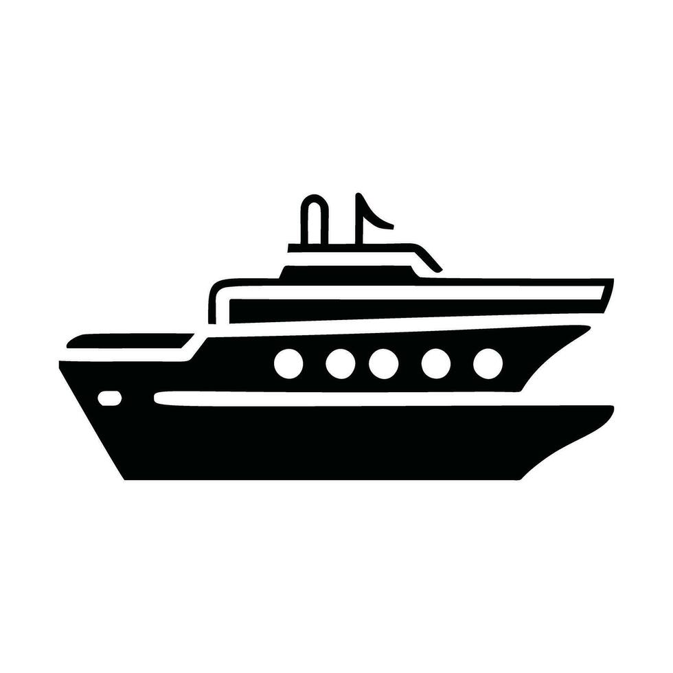 barco icono silueta logo 26724642 Vector en Vecteezy