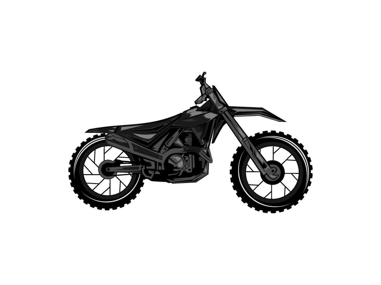 motocross with a rider on a motorbike, motocross logo vector illustration