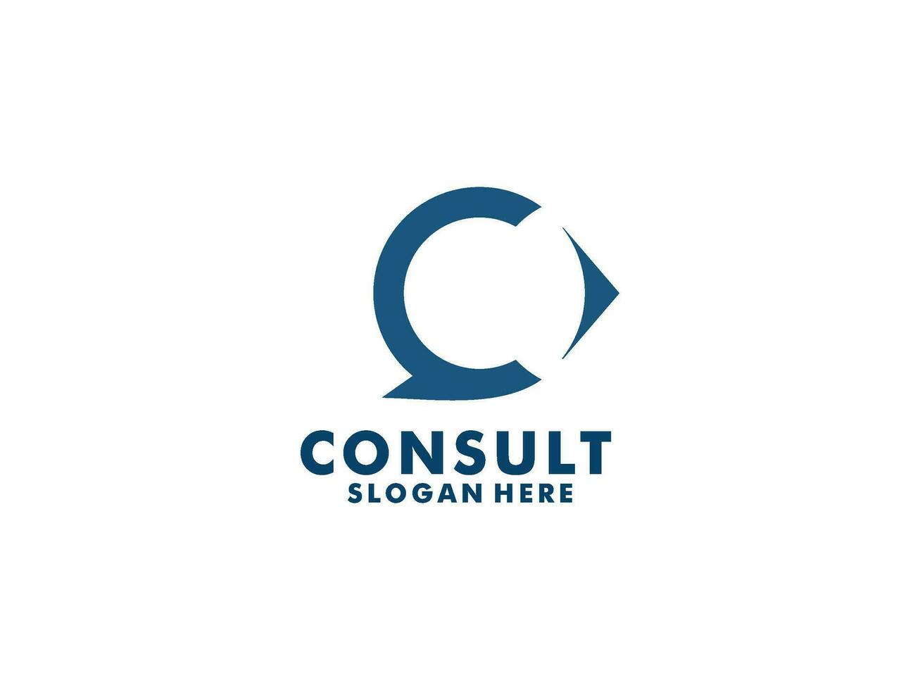 Consulting agency logo, Consult logo vector Template