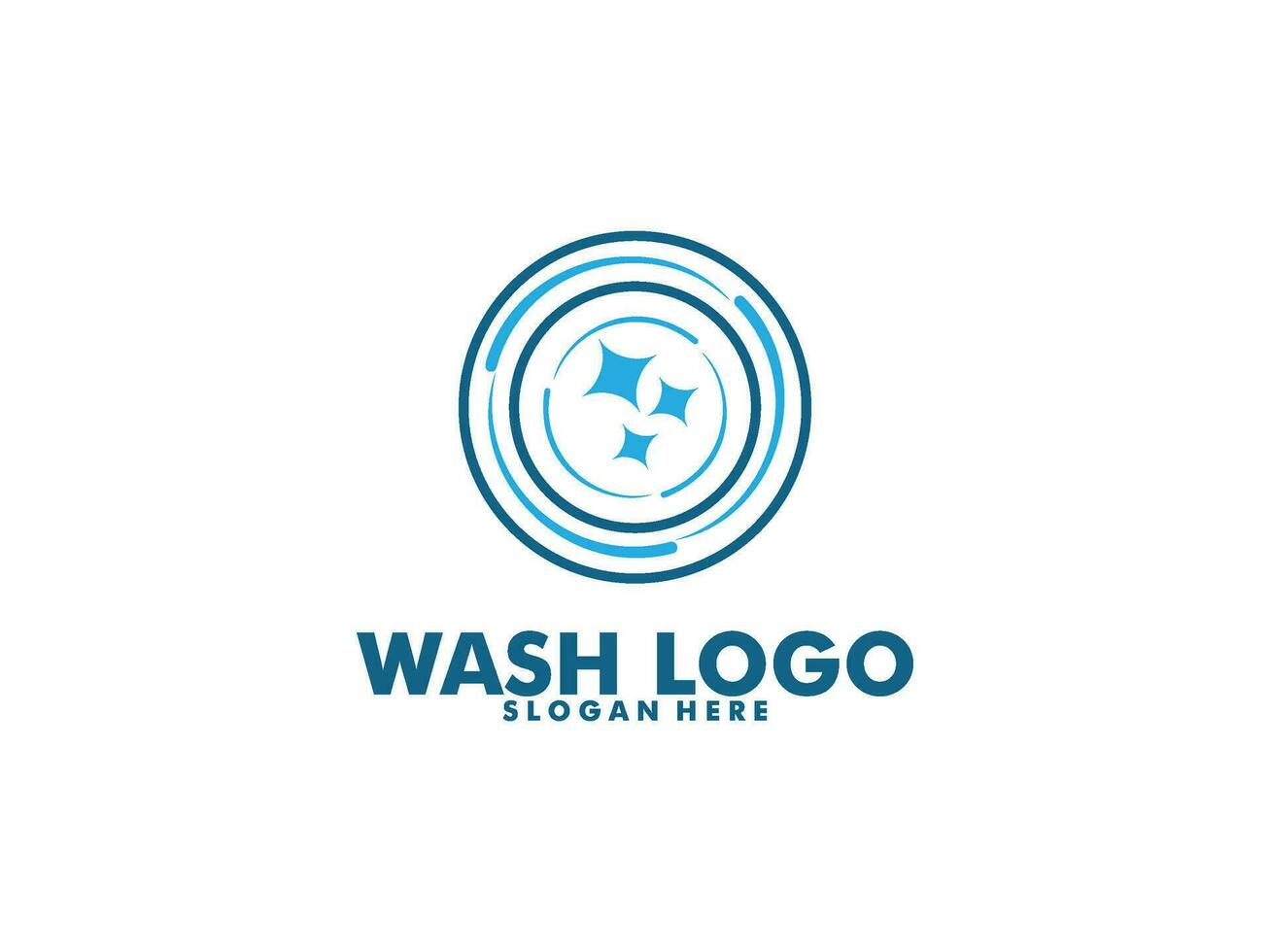 lavandería icono Lavado máquina logo diseño para negocio ropa lavar limpia moderno modelo vector