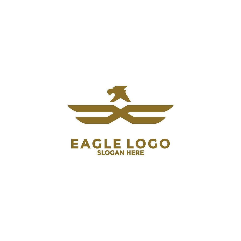 águila pájaro logo vector modelo. águila logo icono, negocio logo concepto