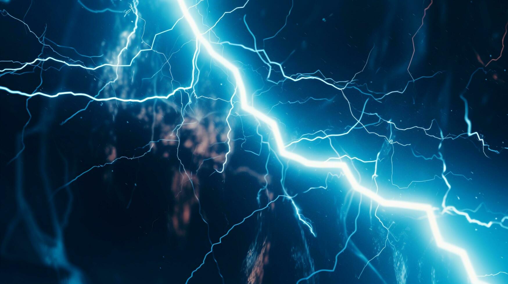 electricity blue in a close up illustration photo