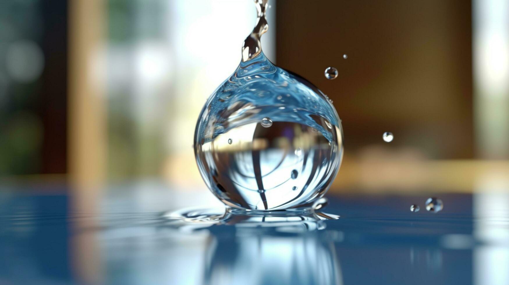 water drop template background illustration photo