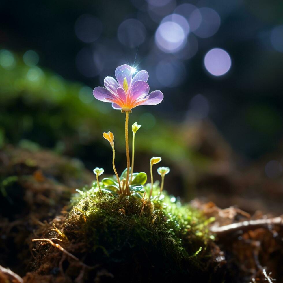 lighting leaves flower illustration photo