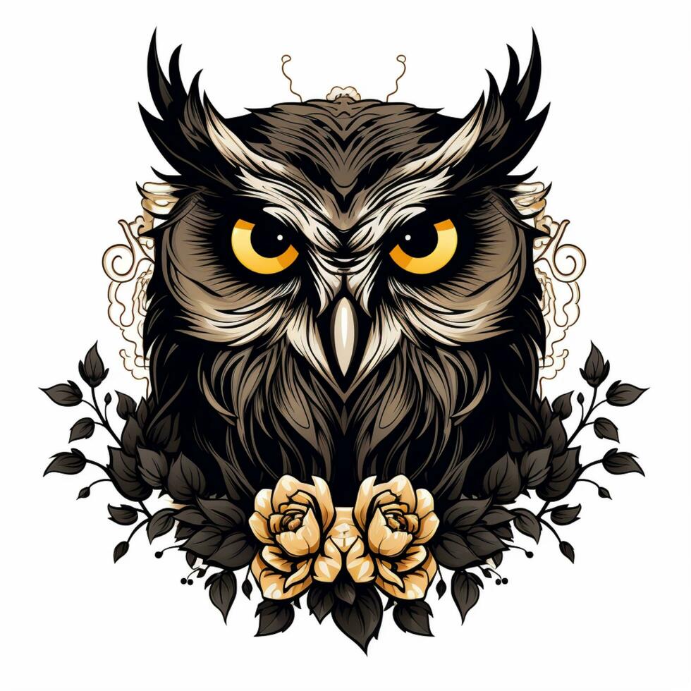 the owl art design illustration photo