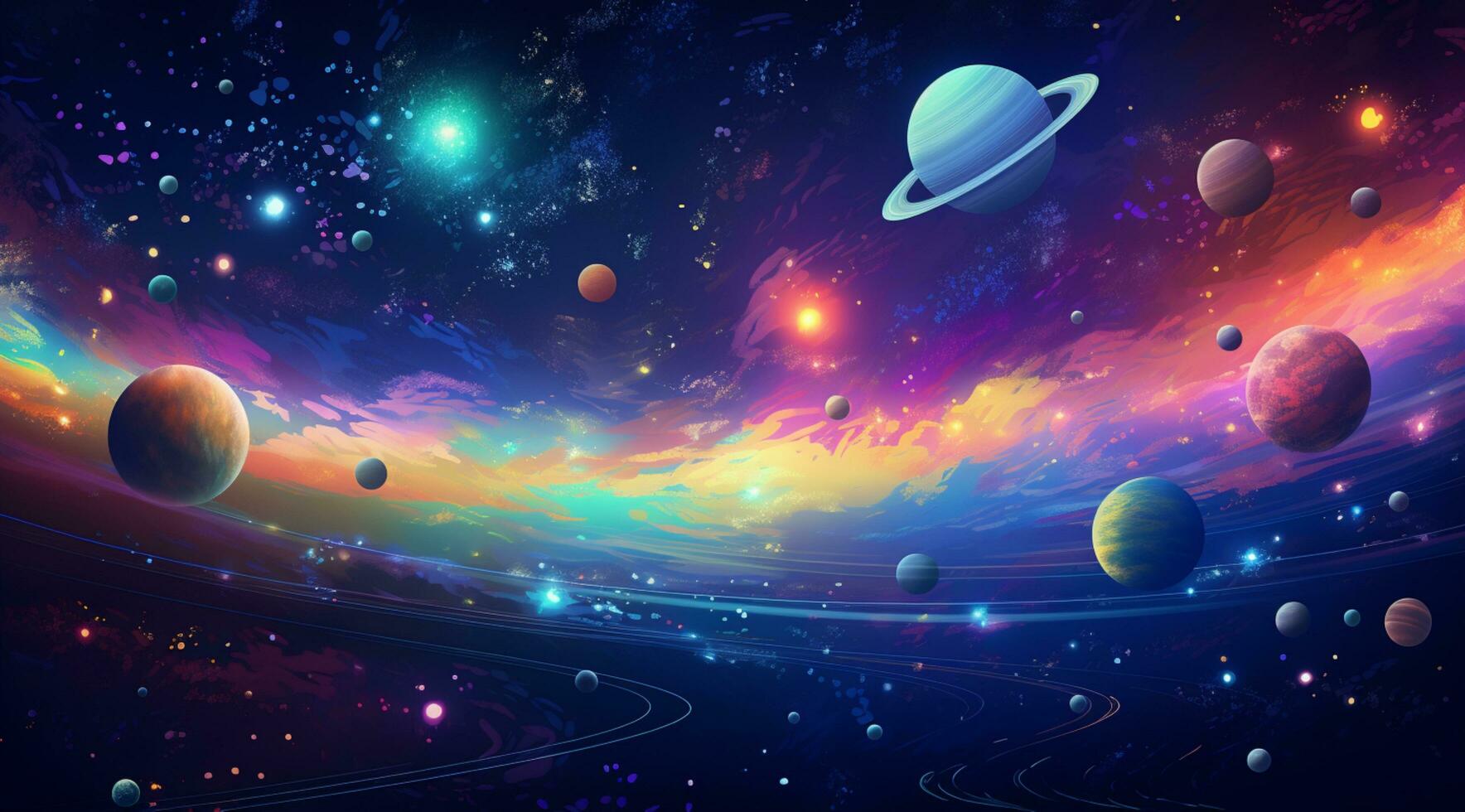 cosmic space background photo