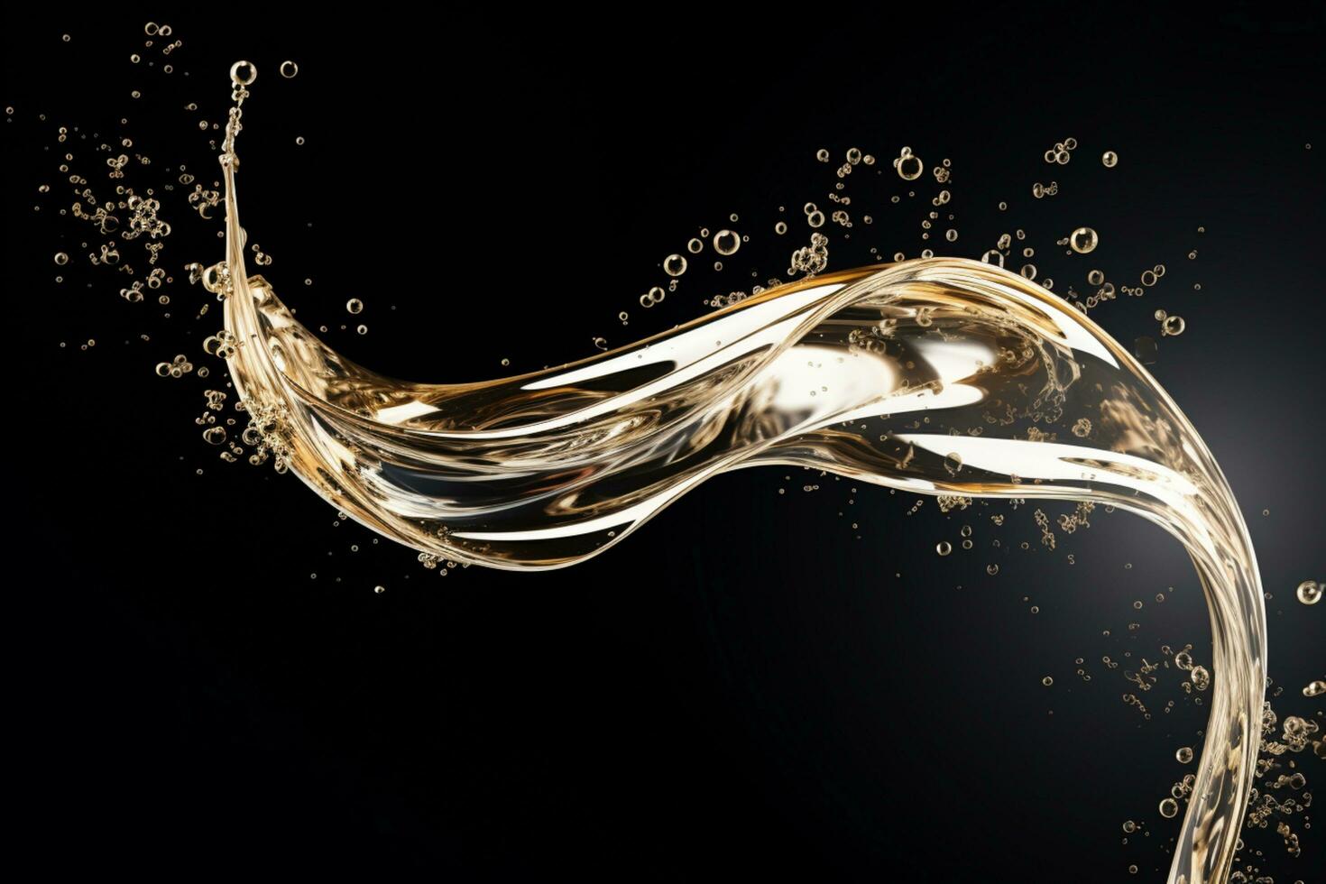 splash oil water background photo