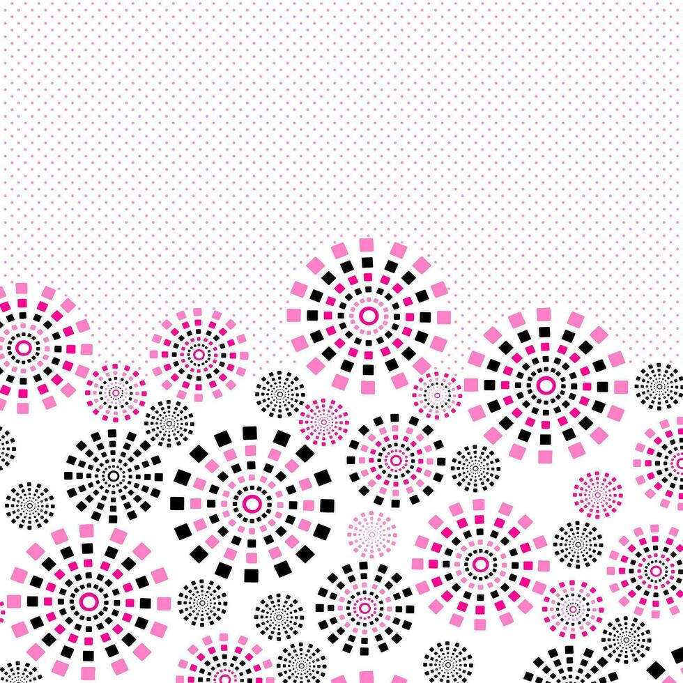 floral abstract pattern suitable for textile and printing needs vector