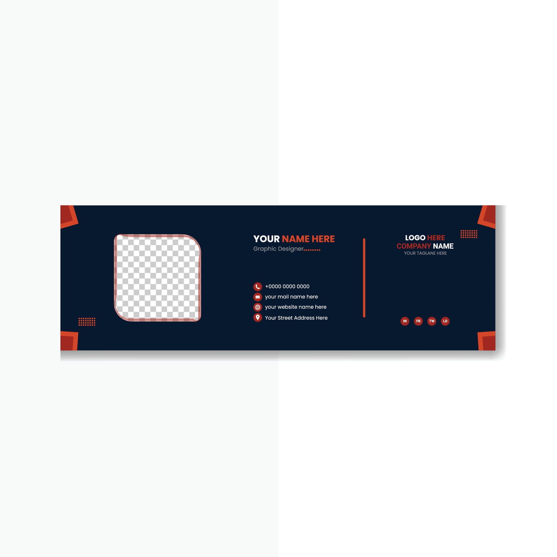 Professional Business Email Signature Corporate And Minimal Layout professional-business-email-signature-corporate-and-minimal-layout