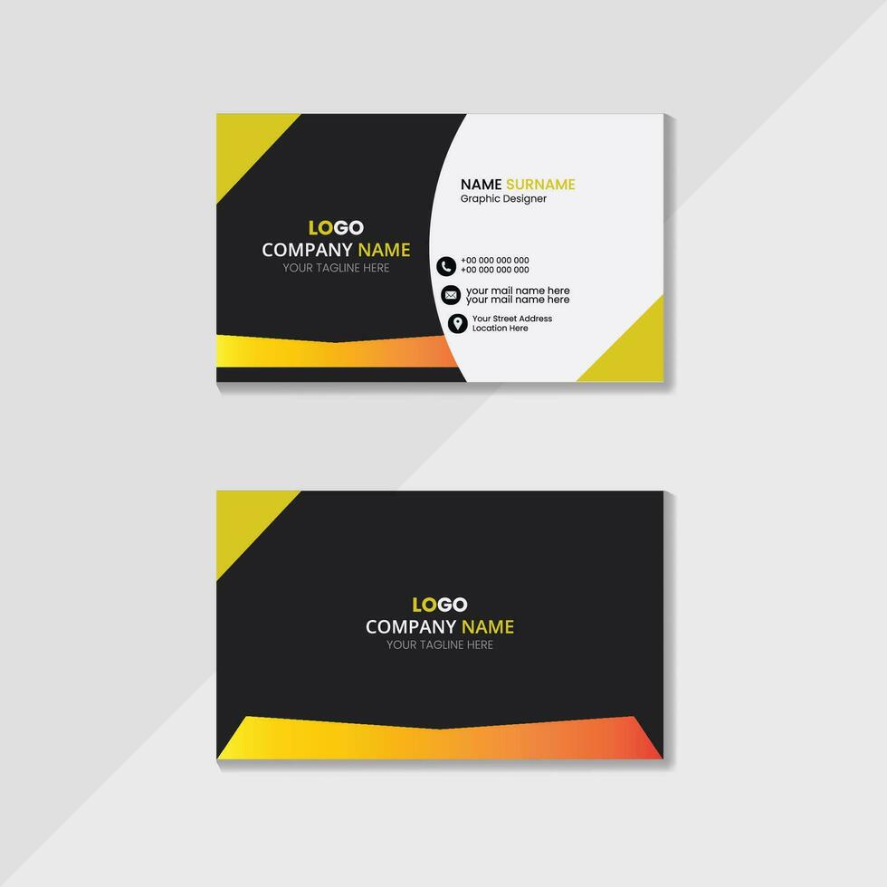 Luxury and creative visiting card template vector