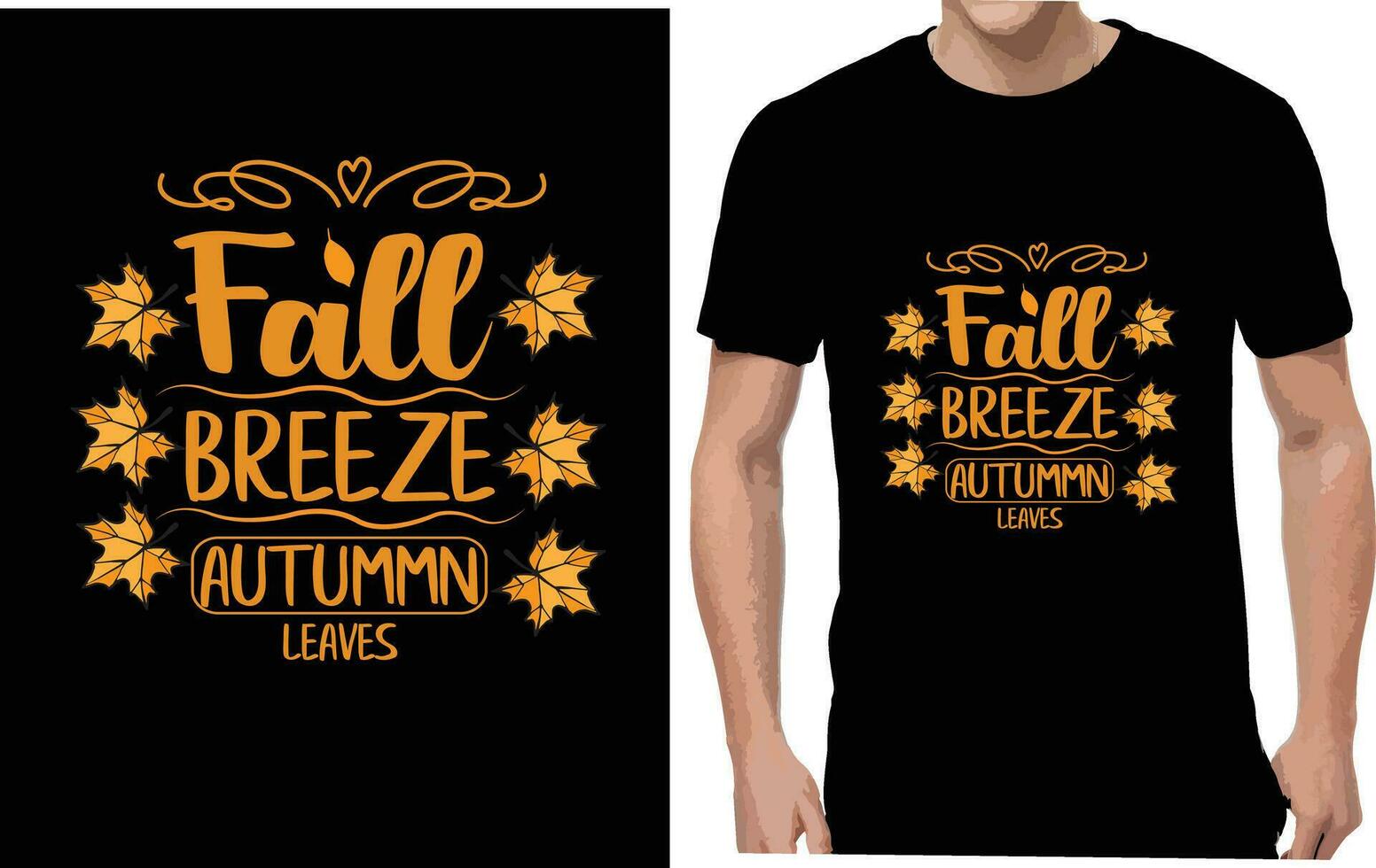 fall breeze Pumpkin design vector