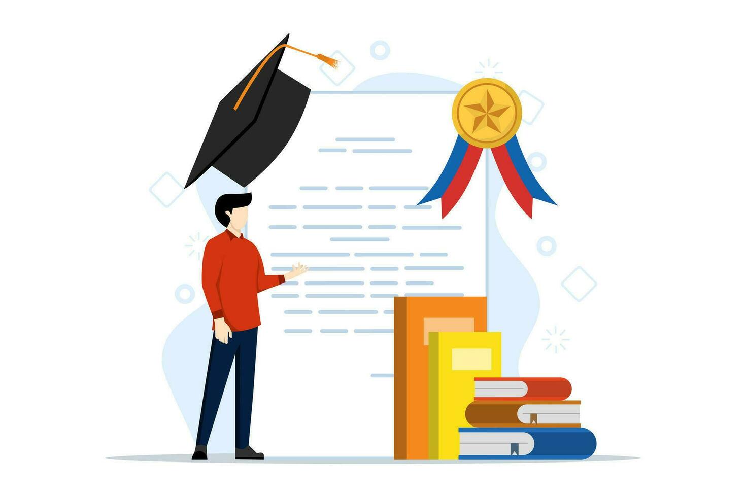 educational travel concept with little people. Internal and vocational education, professional learning abstract vector illustration. Business coach, student group, education abroad metaphor.
