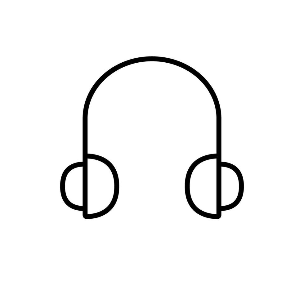 Headphone icon. Listening icon. Vector. vector